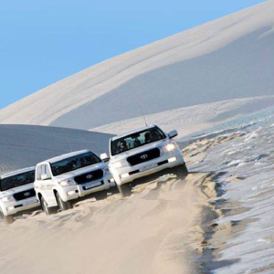 特殊的沙漠與海共伴