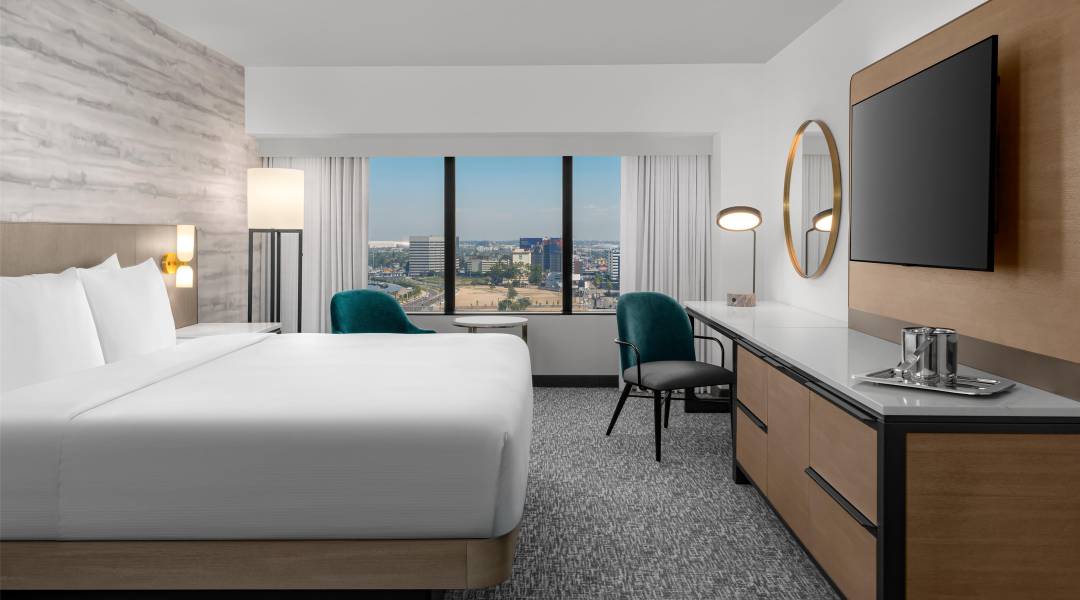 洛杉磯機場希爾頓酒店-豪華雙人房